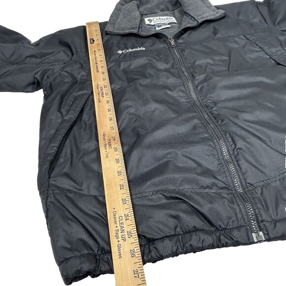 Columbia Jacket Men's L Black Core Interchange Full Zip Insulated Outdoor Coat - Picture 6 of 15